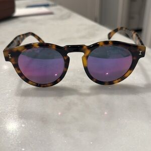 Illesteva Leonard glasses tortoise/mirrored pink lenses